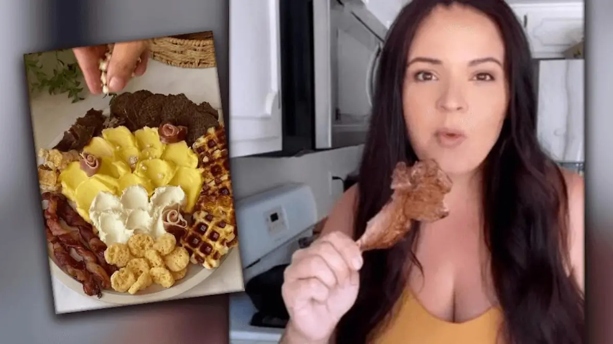 Courtney Luna und ihr Snack-Teller