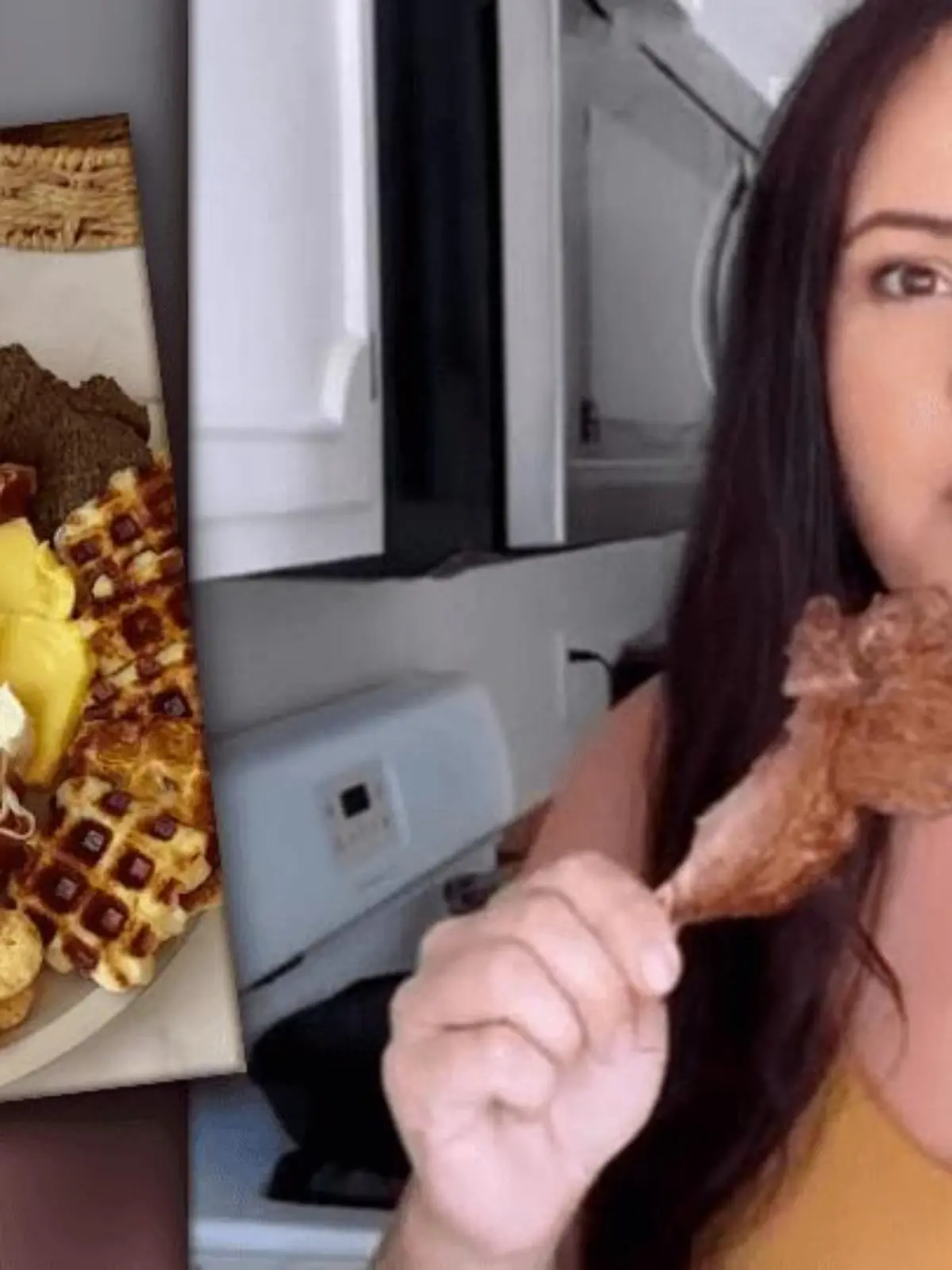 Courtney Luna und ihr Snack-Teller