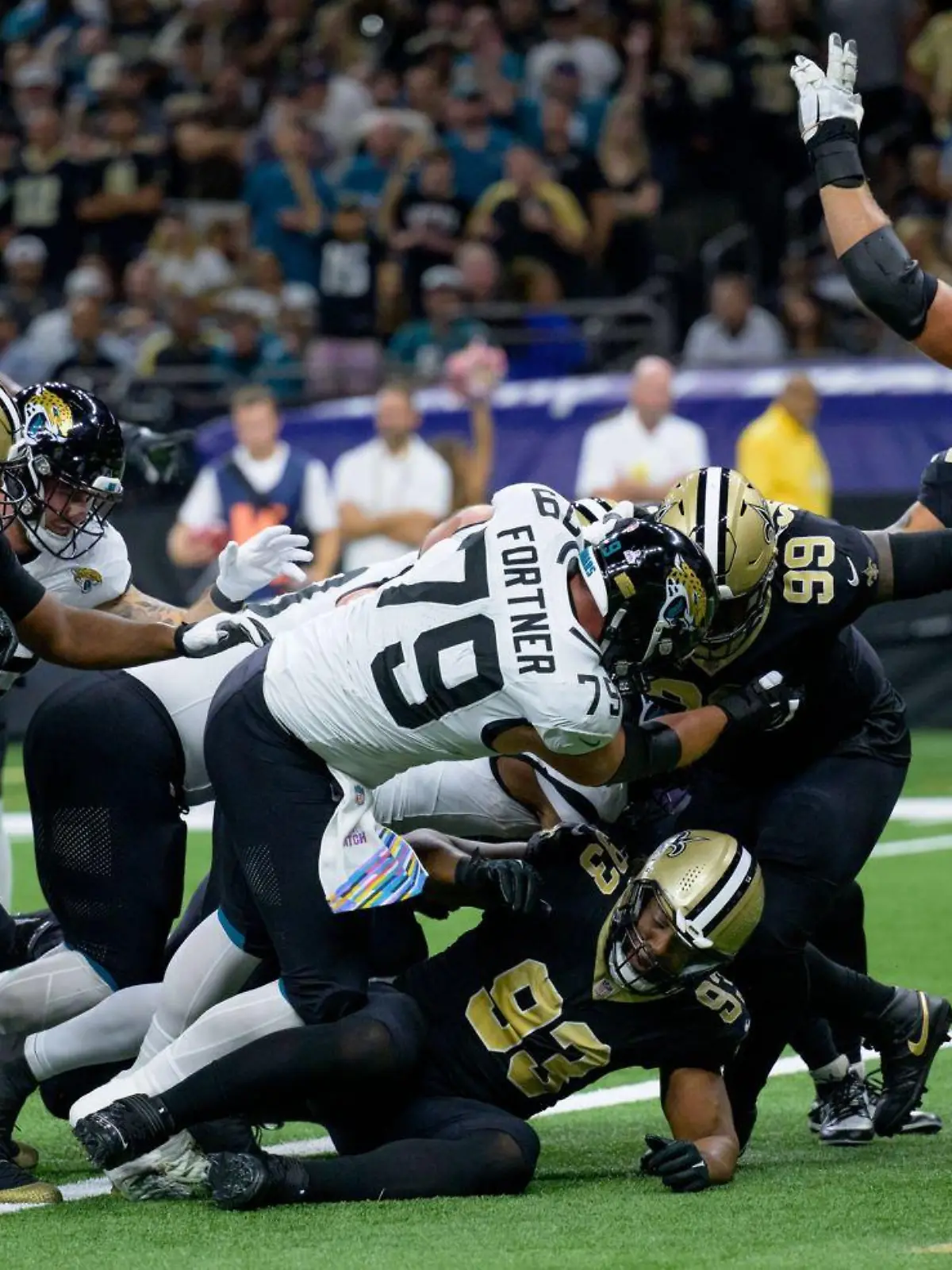 Die New Orleans Saints verlieren ihr Heimspiel gegen die Jacksonville Jaguars 24:31.