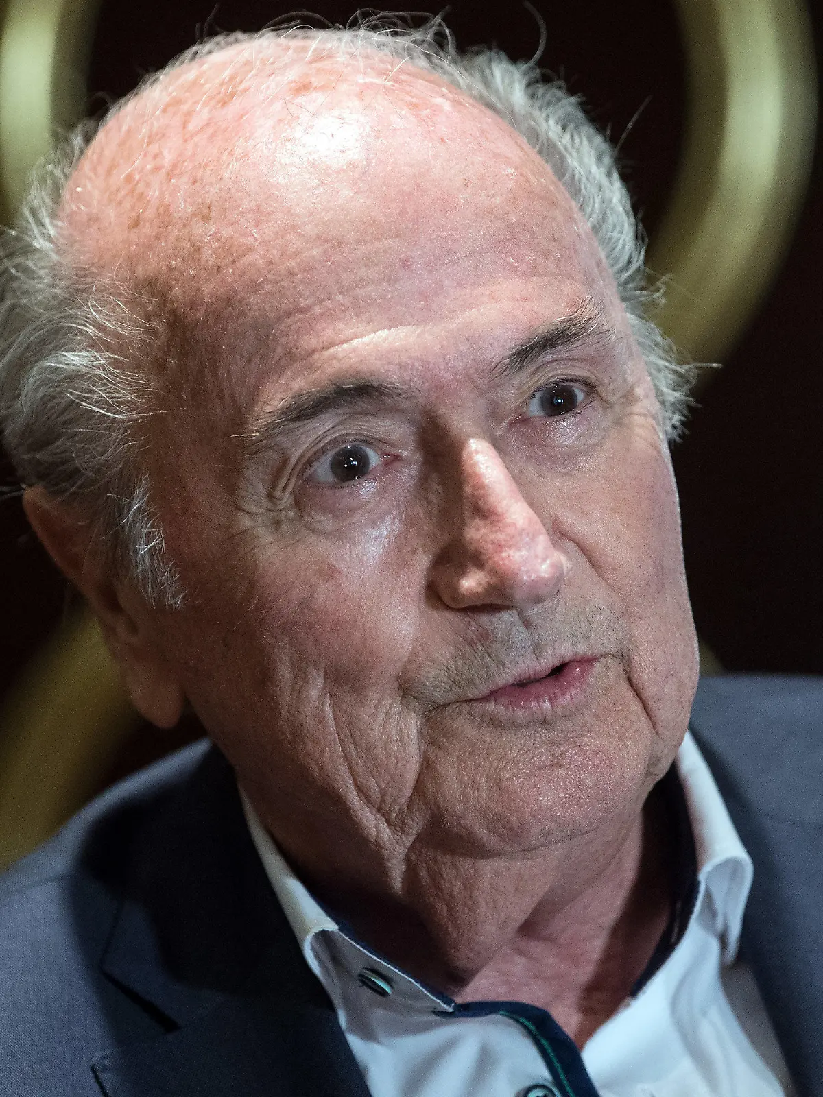 ARCHIV - 21.06.2018, Russland, Moskau: Der ehemalige FIFA-Präsident Joseph Blatter bei spricht einem Interview. Der Fußball-Weltverband FIFA hat Strafanzeige gegen seinen früheren Präsidenten gestellt. Im Kern geht es um mutmaßliche Straftaten bei der Finanzierung des FIFA-Museums in Zürich, das jährlich hohe Verluste meldet. Foto: Federico Gambarini/dpa +++ dpa-Bildfunk +++