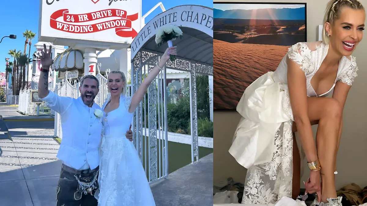 Marc Terenzi und Verena Kerth posten sich aus Las Vegas