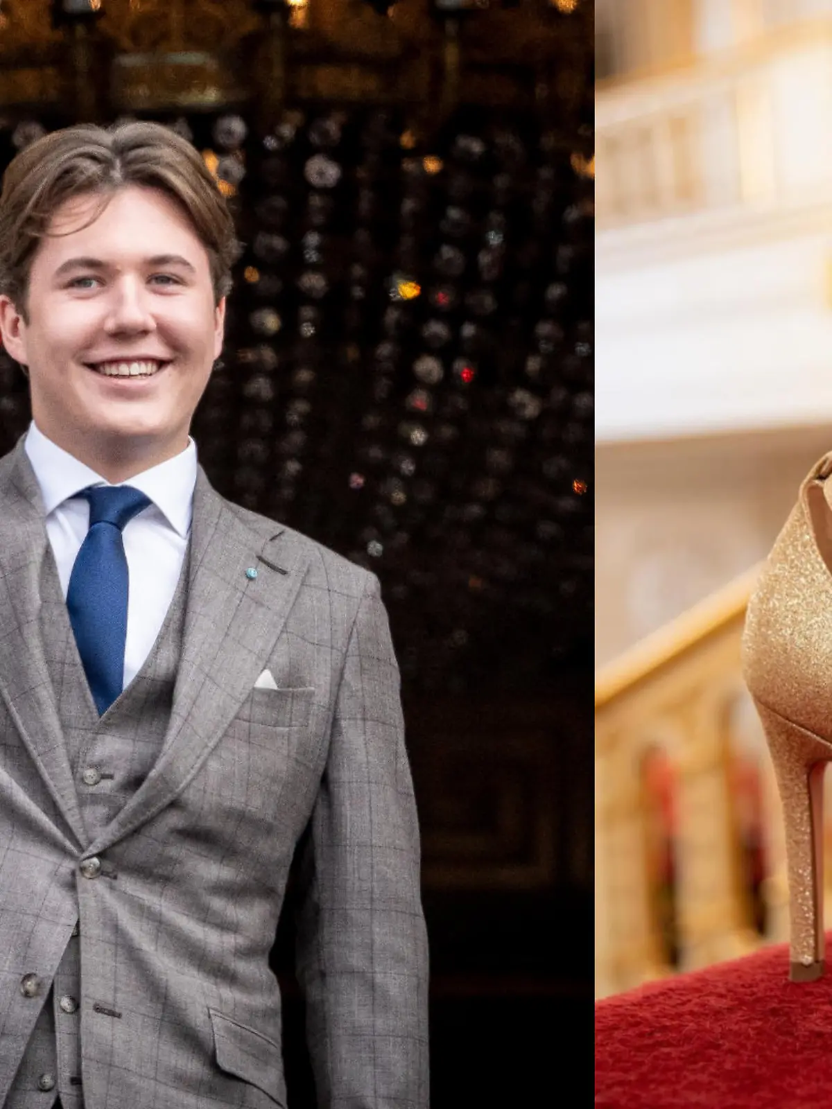 Prinz Christian von Dänemark feierte seinen 18. Geburtstag - was blieb war ein rätselhafter Schuh.
