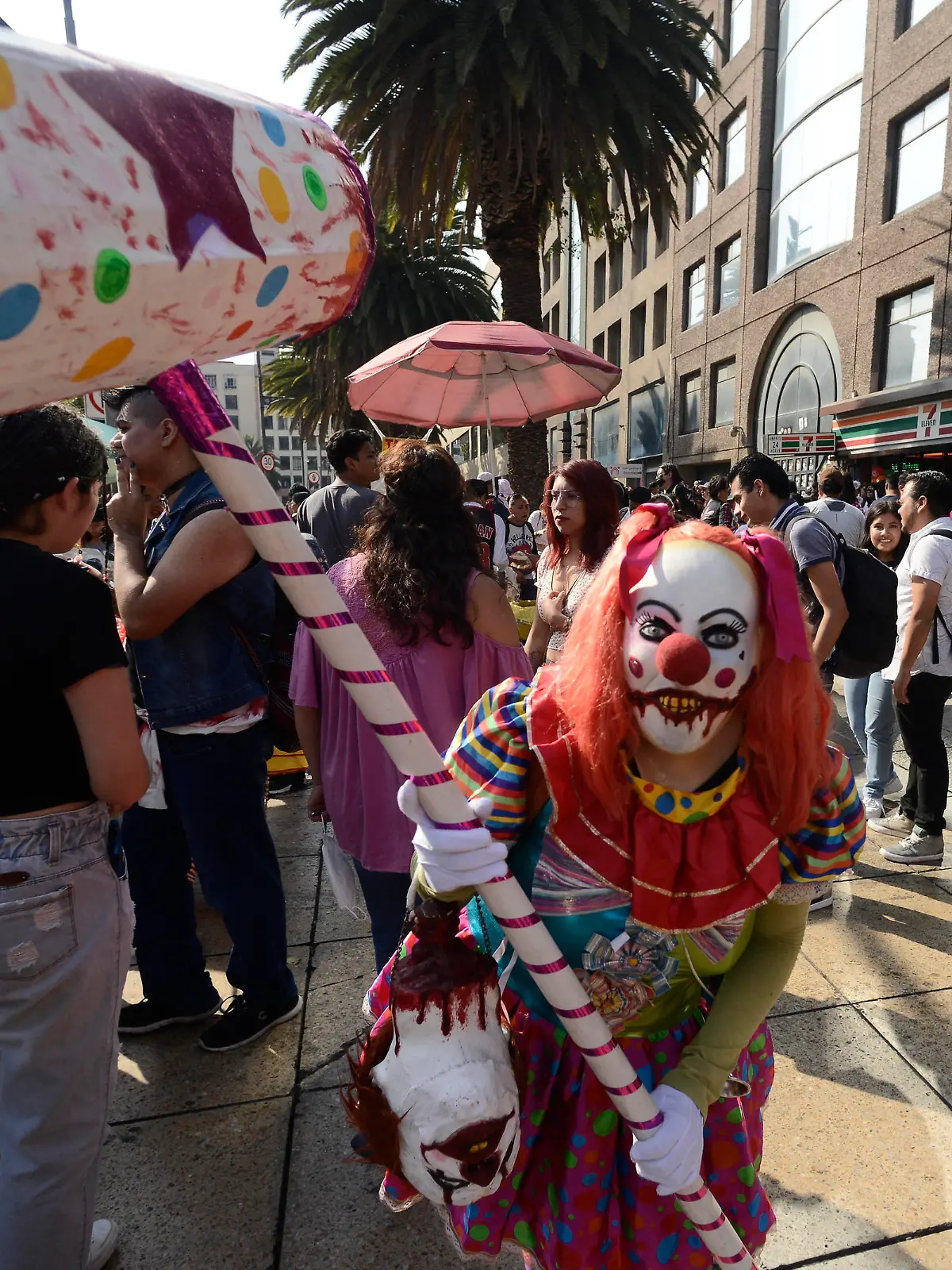 Mexico City Annual Zombie Walk October 21, 2023, Mexico City, Mexico: Participants disguised as Zombies take part during the Annual Zombie Walk at Mexico City s downtown. on October 21, 2023 in Mexico City, Mexico. Photo by Carlos Tischler/ Eyepix Group Copyright: xCarlosxTischler/xEyepixxGroupx LB_20102023_102119