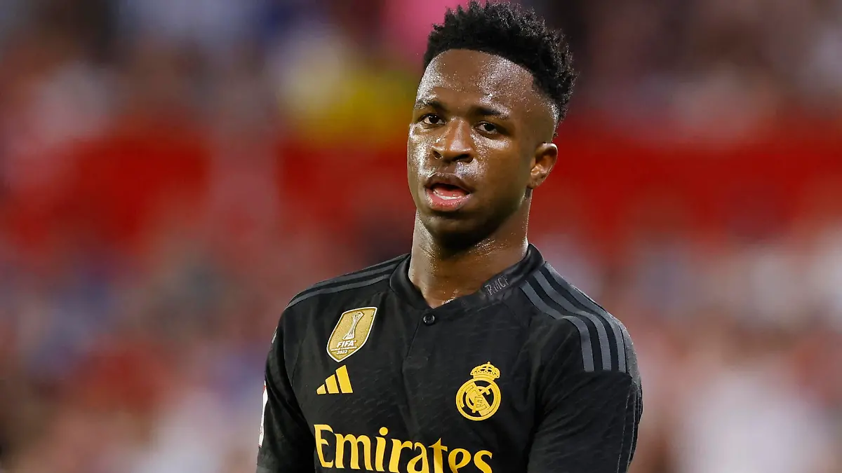 Soccer Football - LaLiga - Sevilla v Real Madrid - Ramon Sanchez Pizjuan, Seville, Spain - October 21, 2023 Real Madrid's Vinicius Junior REUTERS/Marcelo Del Pozo