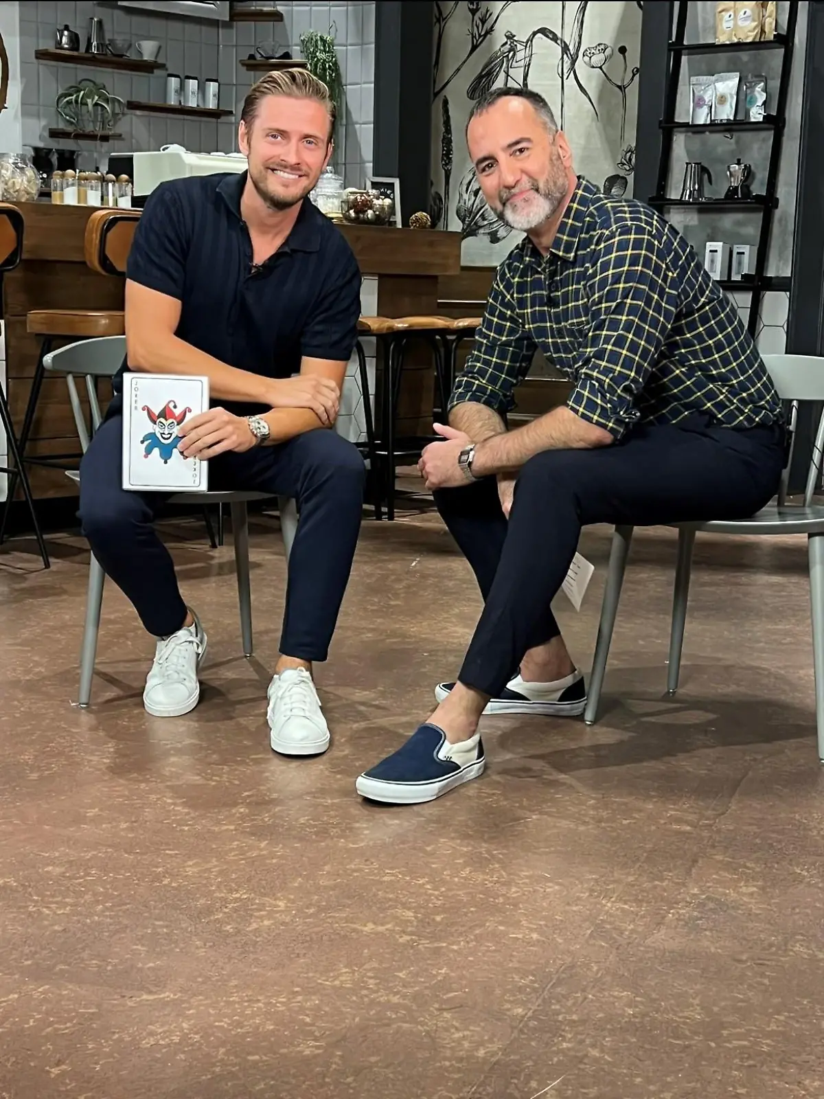 Jörn Schlönvoigt und David Modjarad