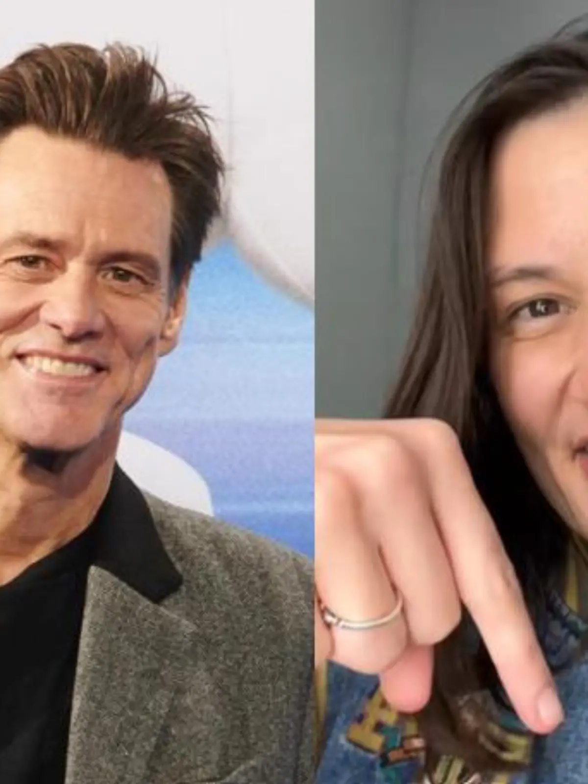 Heather Shaw und Jim Carrey