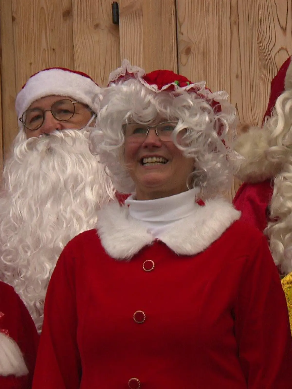 Weihnachtsmänner und Weihnachtsfrauen beim Casting in Celle.