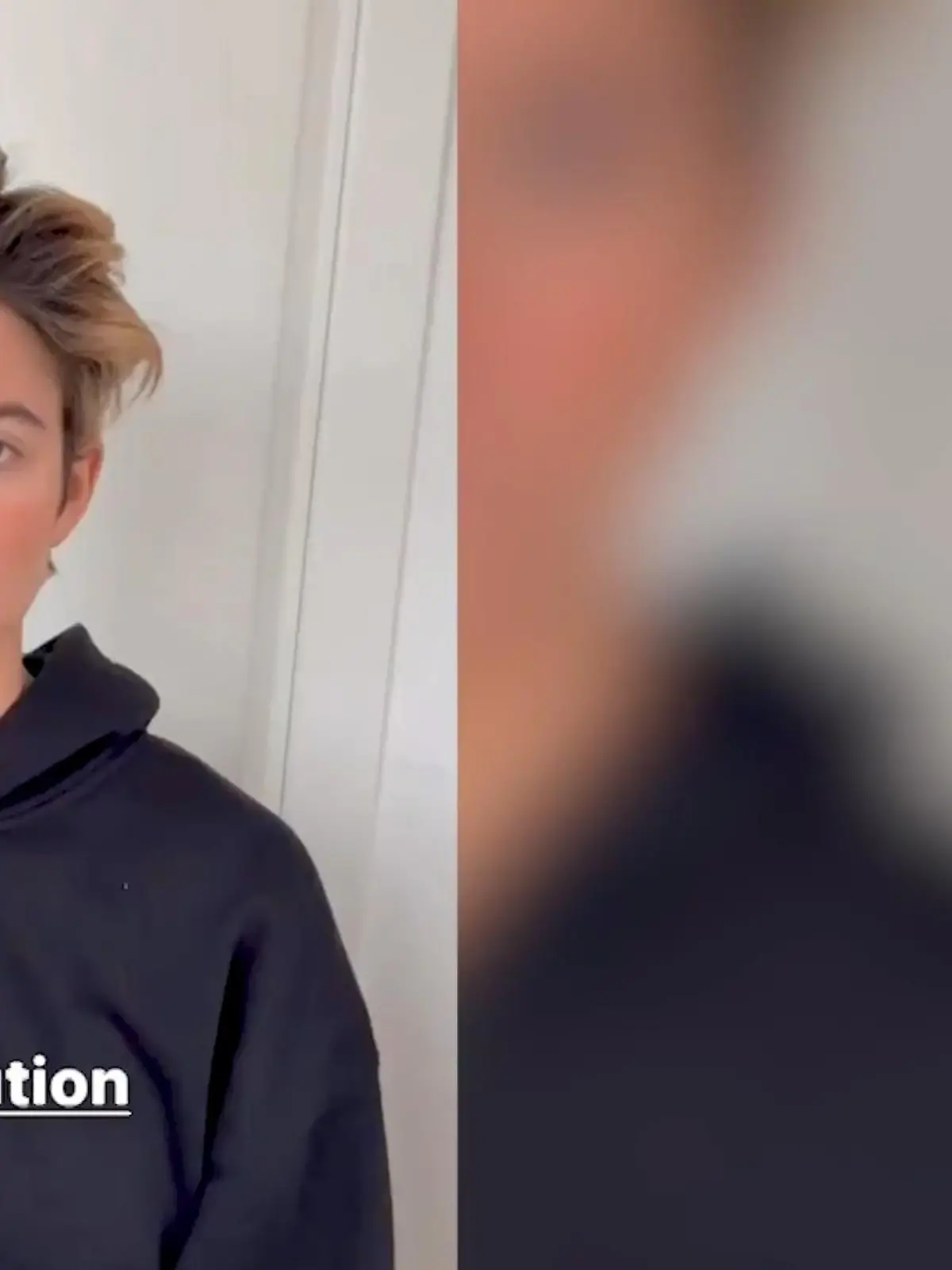 Bild zu: "Hanna Sökeland rasiert sich die Haare ab."