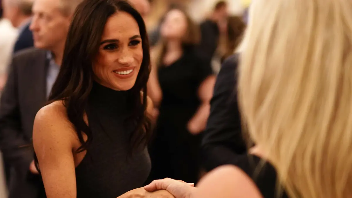 . 15/09/2023. Dusseldorf, Germany. Prince Harry and Meghan Markle, the Duke and Duchess of Sussex, at the IG25 and Team Canada Reception at the Hilton Hotel in Dusseldorf, Germany. PUBLICATIONxINxGERxSUIxAUTxHUNxONLY xi-Imagesx/xPoolx IIM-24675-0242