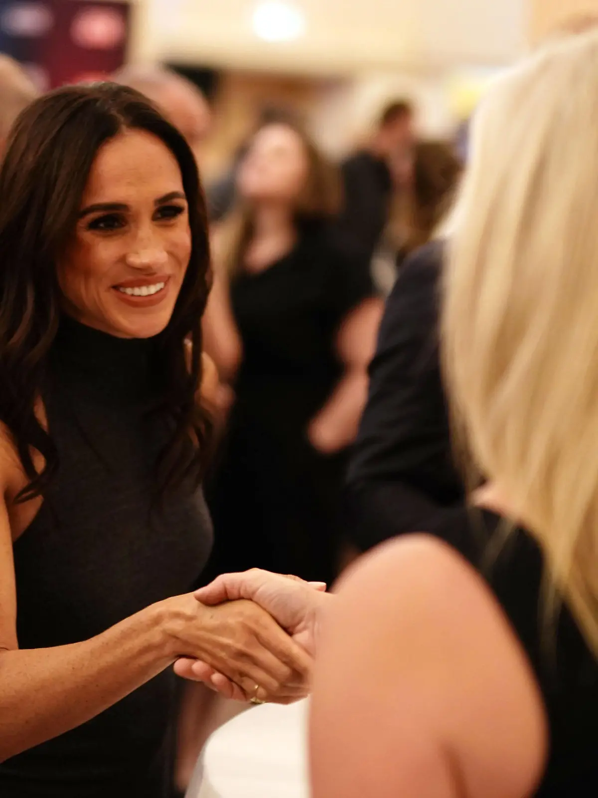 . 15/09/2023. Dusseldorf, Germany. Prince Harry and Meghan Markle, the Duke and Duchess of Sussex, at the IG25 and Team Canada Reception at the Hilton Hotel in Dusseldorf, Germany. PUBLICATIONxINxGERxSUIxAUTxHUNxONLY xi-Imagesx/xPoolx IIM-24675-0242