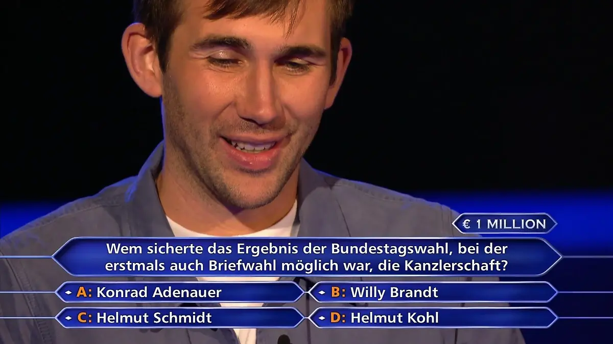 „Wer wird Millionär?“-Kandidat David Thelen