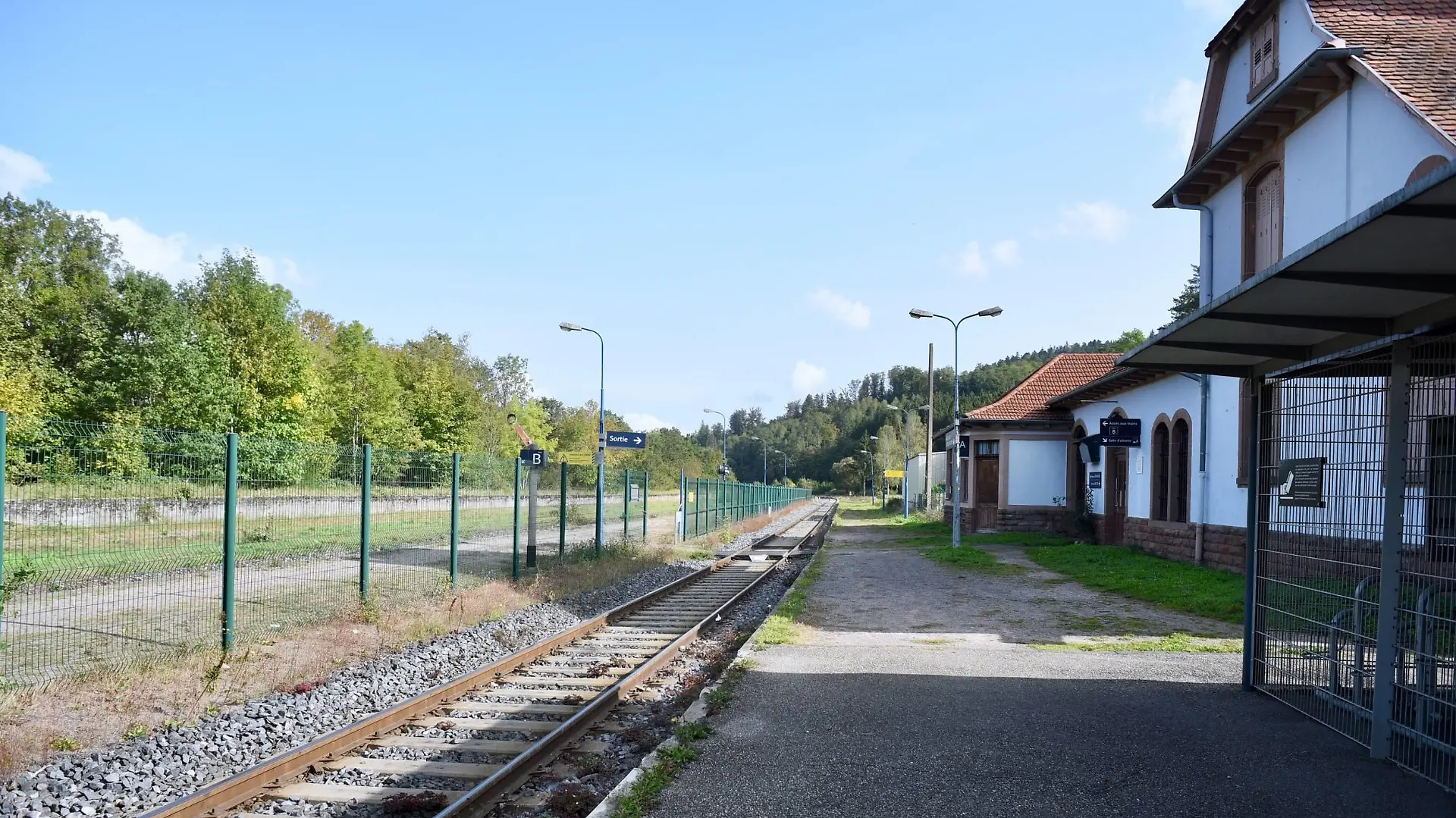 Lina, 15 Disappeared For a Week Lina, 15, disappeared between her home in Plaine and the SNCF train station in Saint Blaise la Roche, on Saturday, September 23, 2023, between 11 and 11.22 am. Report on the young girl s entire route, on the D350 departmental road on which she disappeared. Her house, the village exit, the road through the forest, the cycle path, the fishing ponds surveyed by the gendarmerie divers, the bridges and river, the yellow green markings on the ground indicating the gendarmerie search dogs stop and the presumed place of disappearance, the Saint Blaise la Roche SNCF train station, signs in neighboring villages, live press coverage of the presumed place of disappearance. on September 30, 2023, in Plaine Northeastern F PUBLICATIONxNOTxINxFRAxESPxUKxUSAxBELxPOL Copyright: xRosesxNicolas/ABACAx 869967_004 RosesxNicolas/ABACAx 869967_004