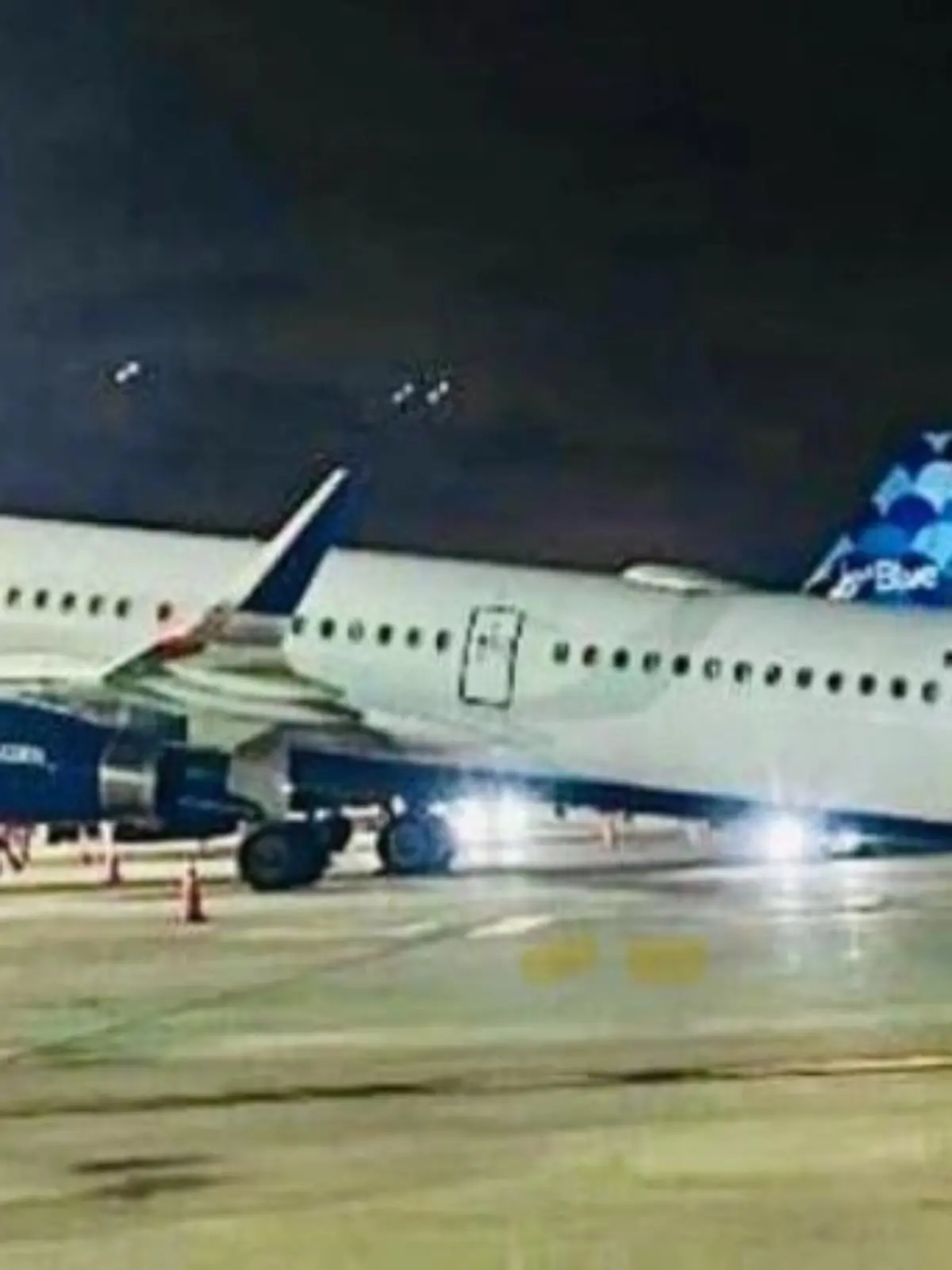 Und plötzlich hat der Airbus einen Po-Klatscher gemacht.
