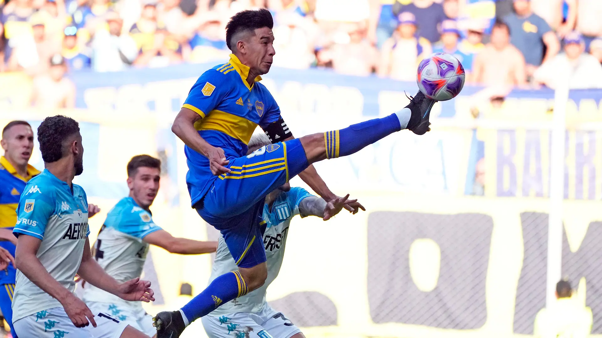 Boca Juniors vs Racing - Trofeo de Campeones 2022 - 6 de noviembre de 2022 - Estadio: La Pedrera - San Luis - Foto: Javier Garcia Martino - Photogamma *** Boca Juniors vs Racing Trofeo de Campeones 2022 November 6, 2022 Estadio La Pedrera San Luis Photo Javier Garcia Martino Photogamma