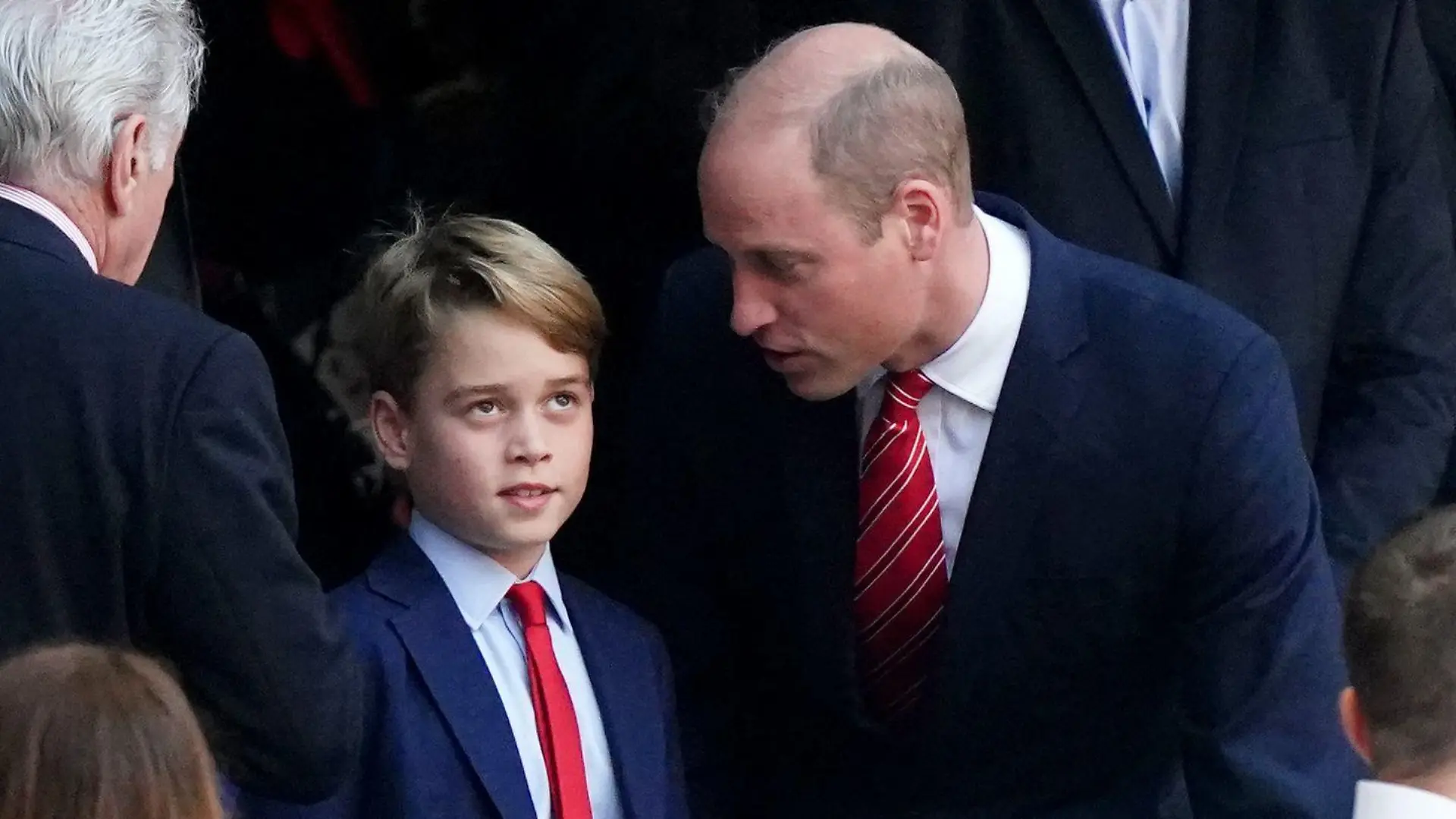 Prinz William und Prinz Georg bei einem offiziellen Event.