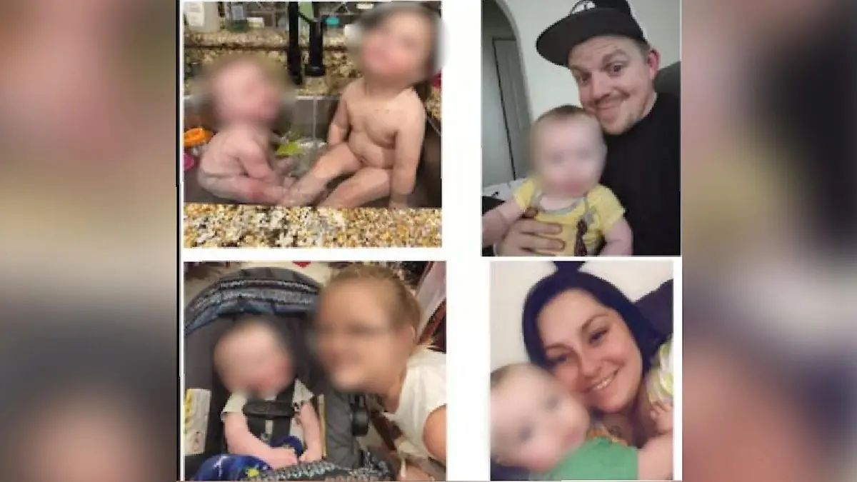 Mama Nicaela und Papa Josh mit ihren drei Kinder Olivia (10), Olivia (3) und Baby Ryder