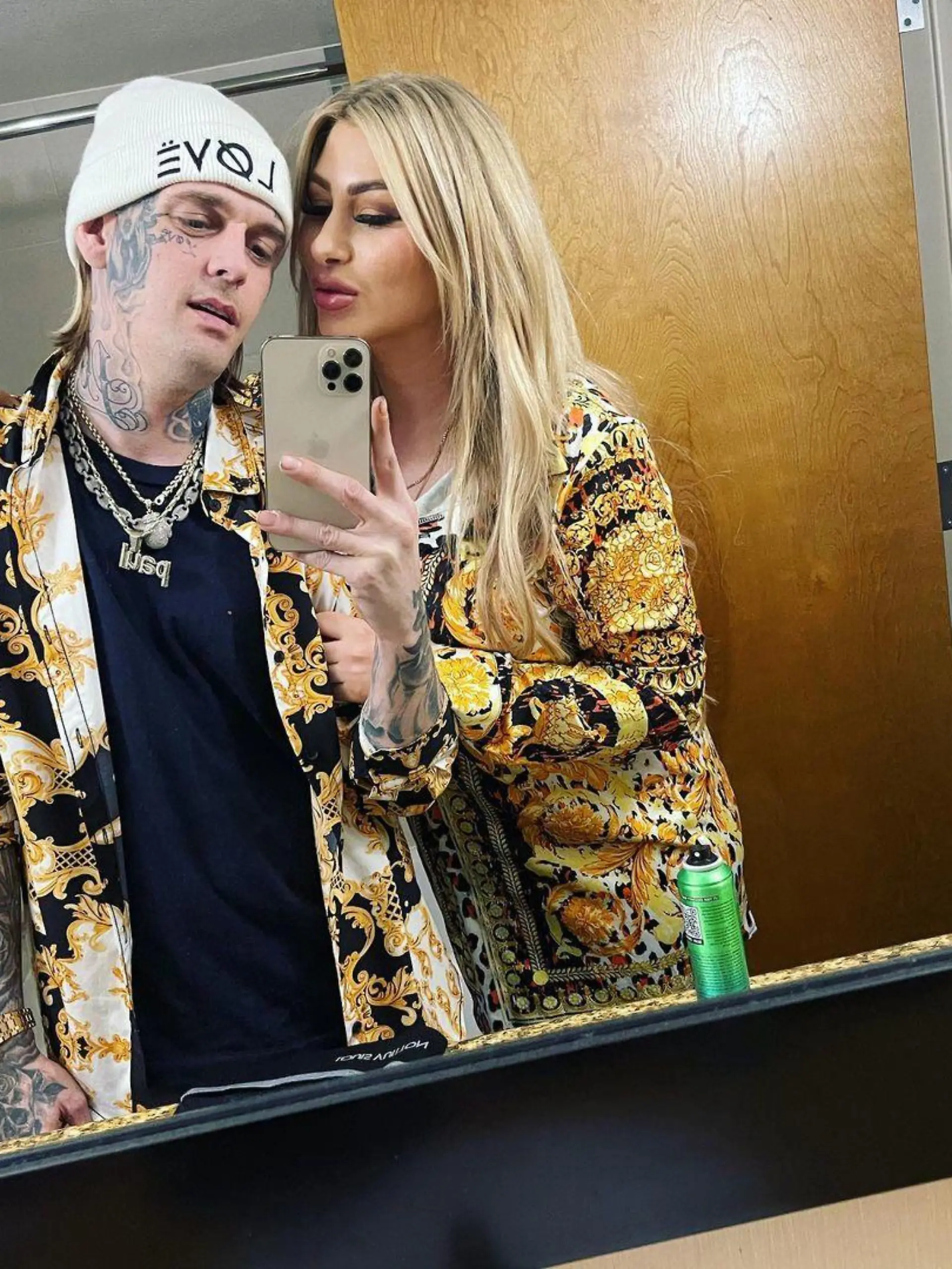 Aaron Carter und Melanie Martin
