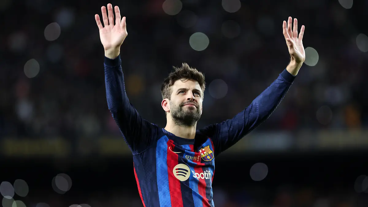 Fußball, FC Barcelona - UD Almeria, Gerard Pique Verabschiedung November 6, 2022, Barcelona, Spain: Gerard Pique of FC Barcelona, Barca farewell during the Liga match between FC Barcelona and UD Almeria at Spotify Camp Nou in Barcelona, Spain. Barcelona Spain - ZUMAd159 20221106_zia_d159_016 Copyright: xGerardxFrancox