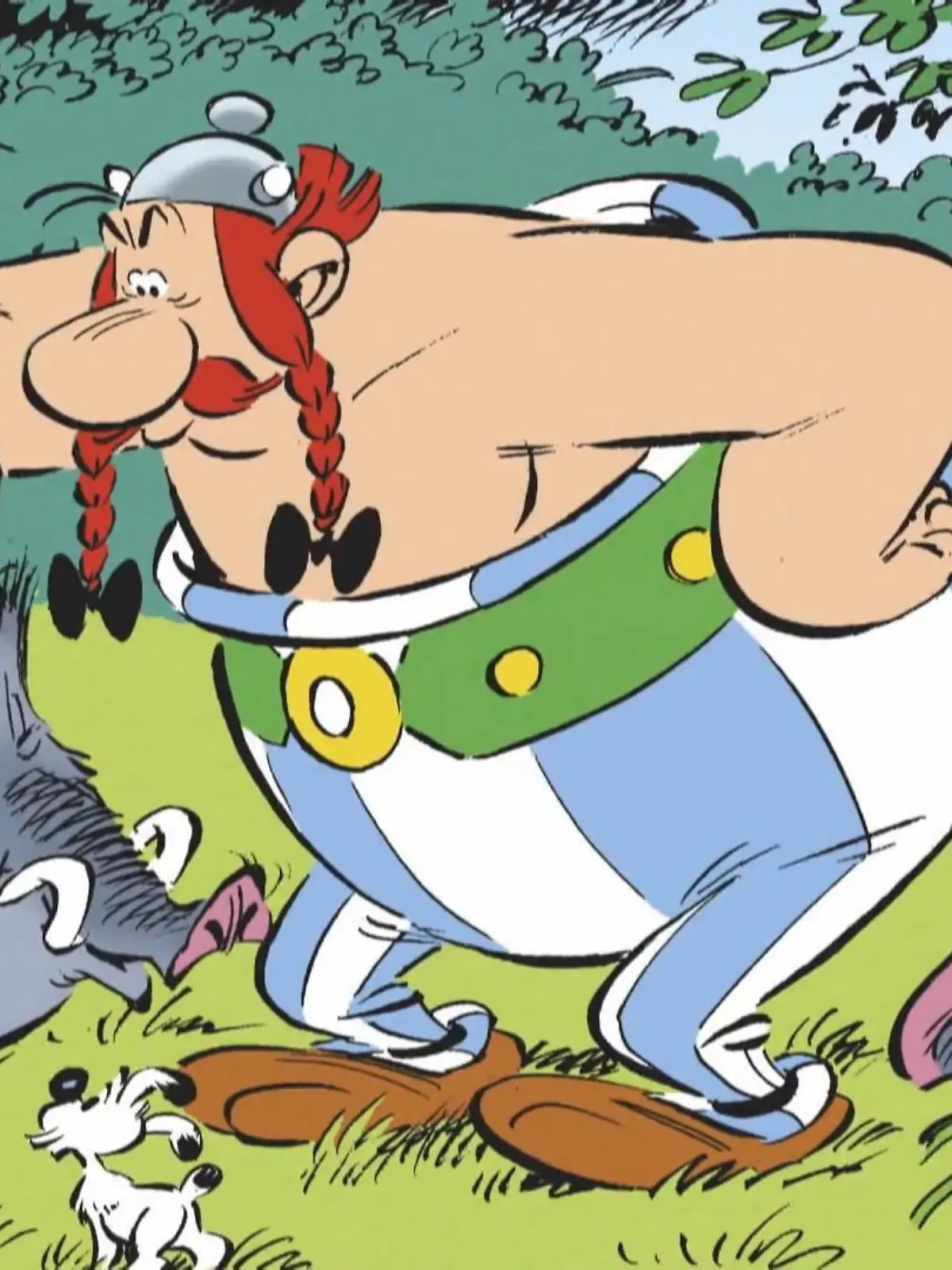Asterix und Obelix müssen im neuen Asterix-Abenteuer "Die weiße Iris" ihr Verhältnis zu Tieren überdenken