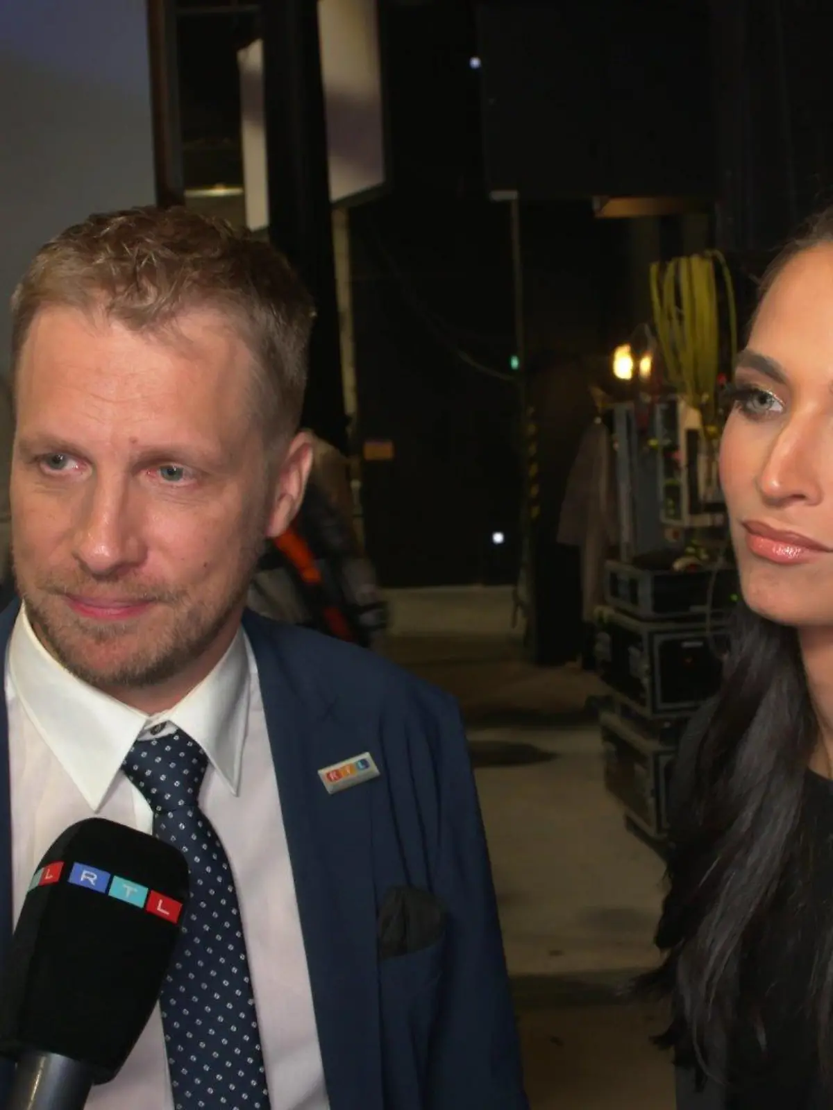 Oliver und Amira Pocher bei der Aufzeichnung des Prominentenspecial von "Wer wird Millionär?".