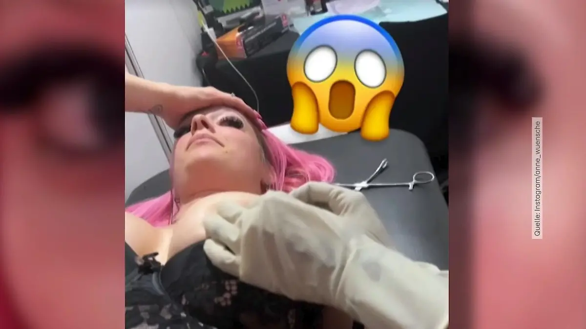 Anne Wünsche lässt sich Nippelpiercing stechen Das geht schief!