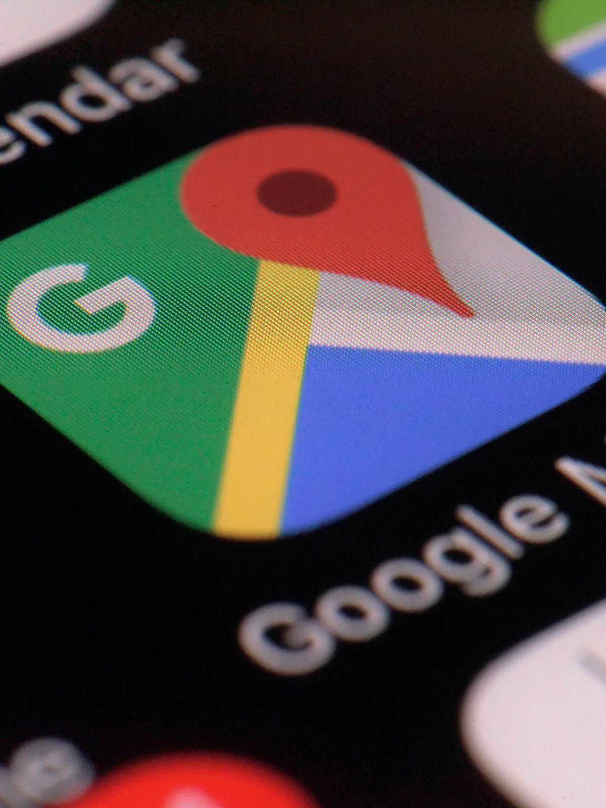 FILE - The Google Maps app is seen on a smartphone, March 22, 2017, in New York. On Tuesday, Sept. 19, 2023, the family of a North Carolina man who died after driving his car off a collapsed bridge while following Google Maps directions filed a lawsuit against the technology giant for negligence, claiming it had been informed of the collapse but failed to update its navigation system. (AP Photo/Patrick Sison, File)