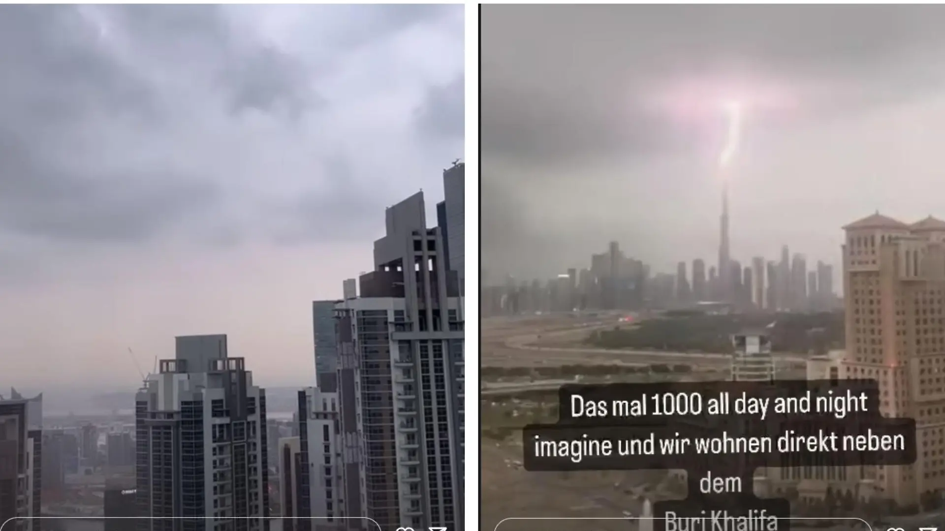 Der Ausblick aus Georgina Fleurs Dubai-Apartment.