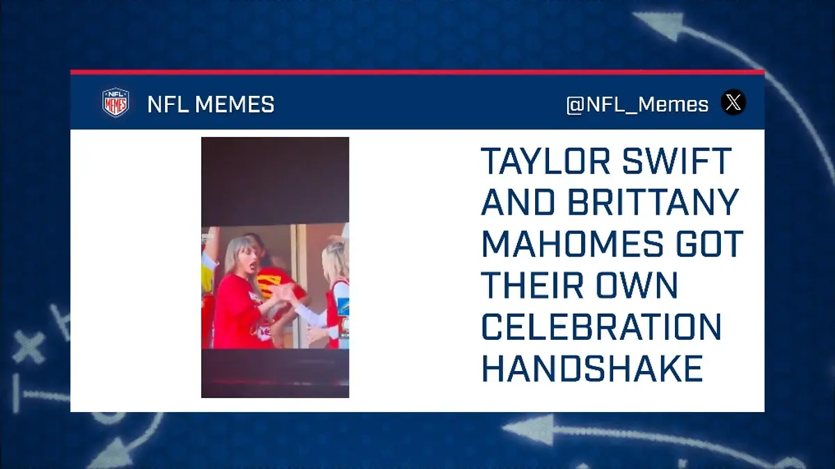 Taylor and Brittany Mahomes feiern mit Handshake Ohh, sie sind Besties!