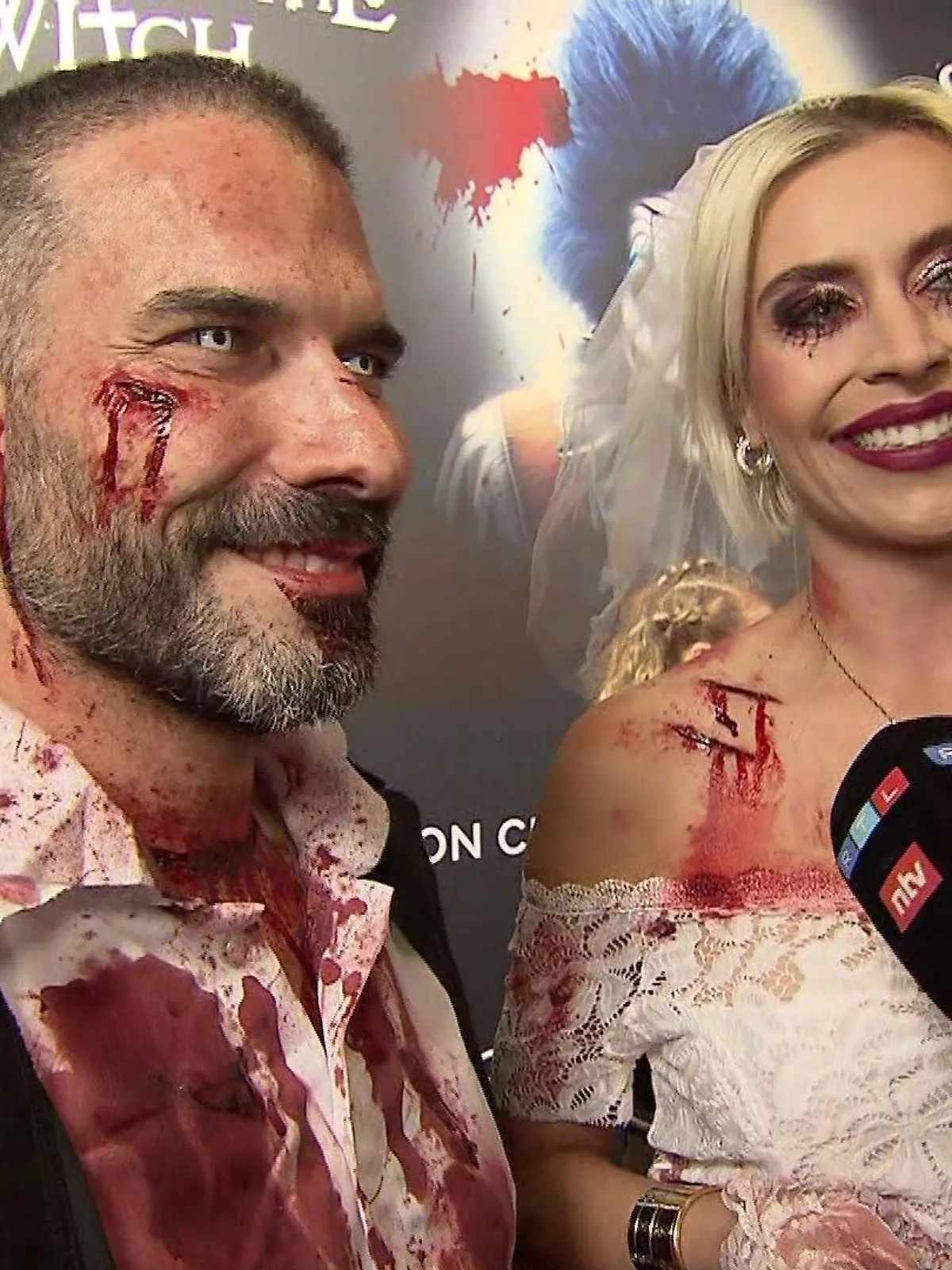 Verena Kerth und Marc Terenzi als Horror-Brautpaar