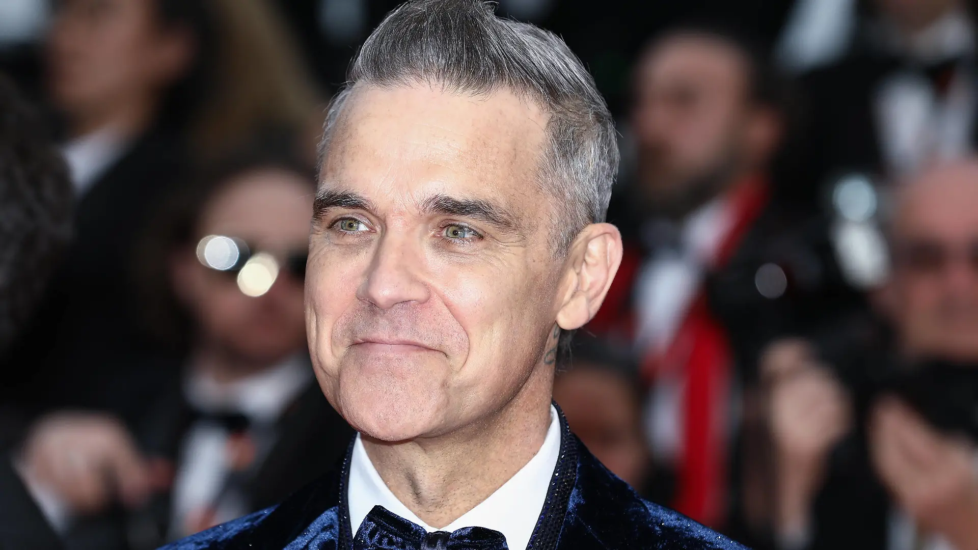 May 20, 2023, Cannes, Cote d Azur, France: ROBBIE WILLIAMS attends the screening of Killers of the Flower Moon during the 76th Annual Cannes Film Festival at Palais des Festivals on May 20, 2023 in Cannes, France Cannes France - ZUMAc179 20230520_zep_c179_157 Copyright: xMickaelxChavetx