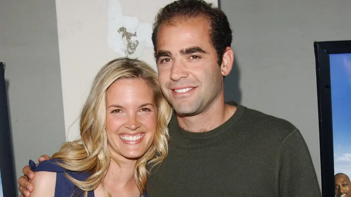 Bildnummer: 02827346 Datum: 10.05.2007 Copyright: imago/PicturePerfect
Pete Sampras mit seiner Frau, der Schauspielerin Bridgette Wilson (beide USA), bei der Filmpremiere von The Wendell Baker Story; Vdig, hoch, Kleidung, privat, Partnerin, Frau, Freundin, Lebensgefährtin, lachen, lächeln, o0 Film, Kunst, people, Spielerfrau, Partnerin, Frau, Ehefrau Filmpremiere 2007, Beverly Hills Freude, Tennis Herren Einzel Gruppenbild optimistisch Privatbild Personen