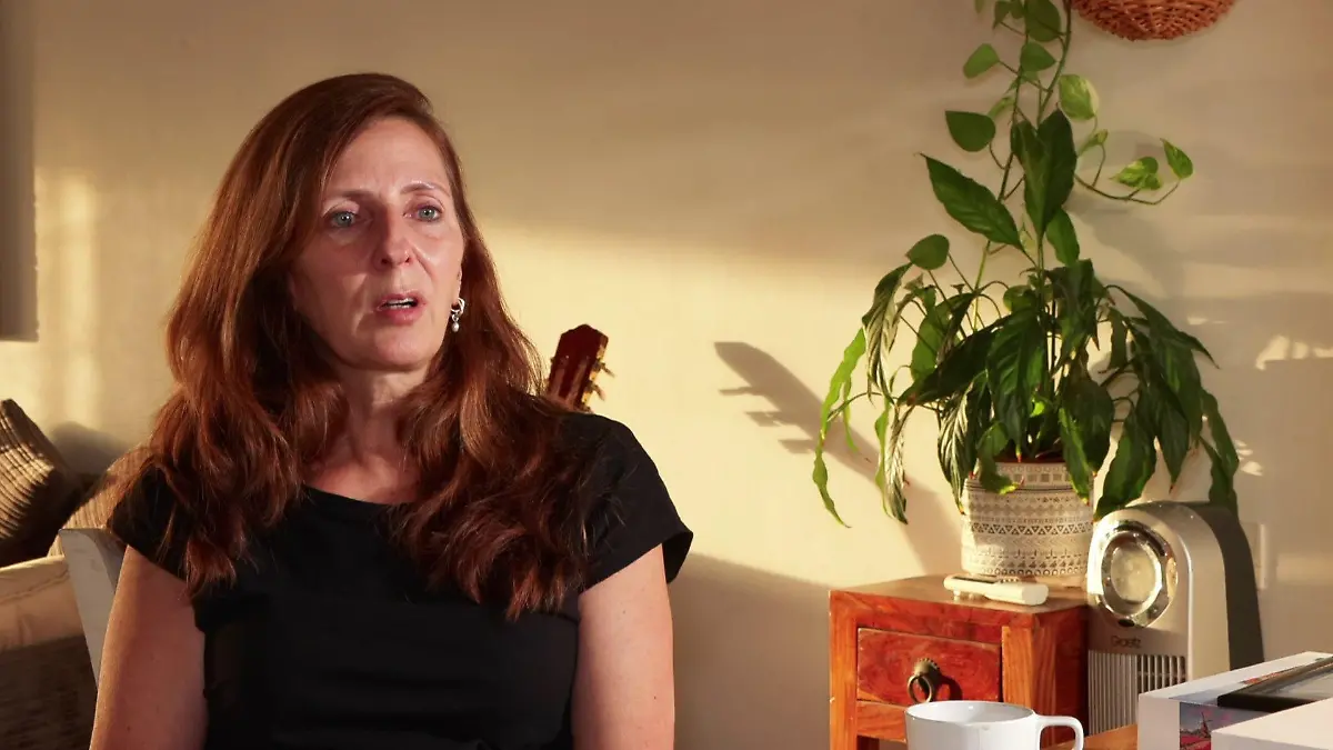 Ricarda Louk, die Mutter der entführten Shani Louk.