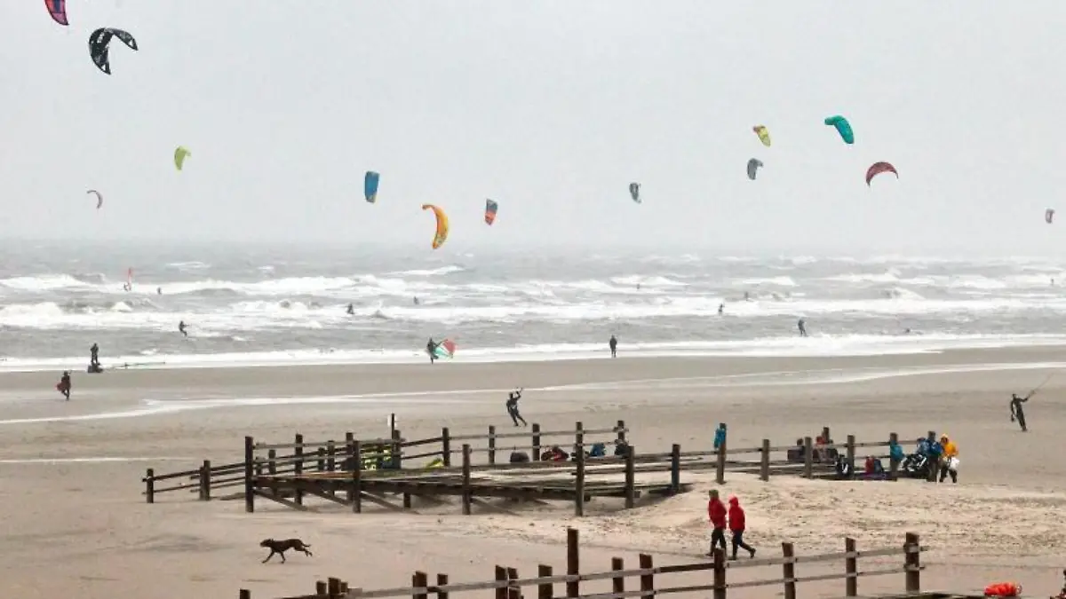 Kitesurfen im Wattenmeer