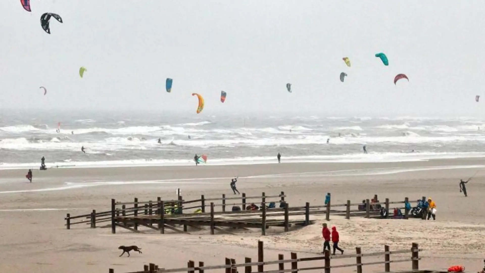 Kitesurfen im Wattenmeer
