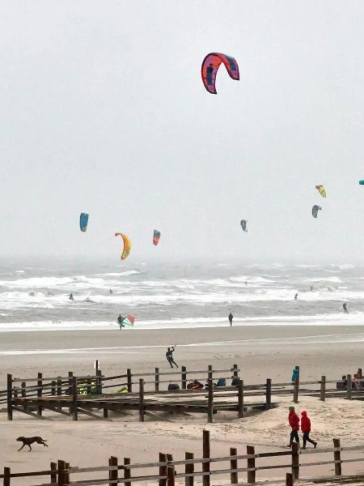 Kitesurfen im Wattenmeer