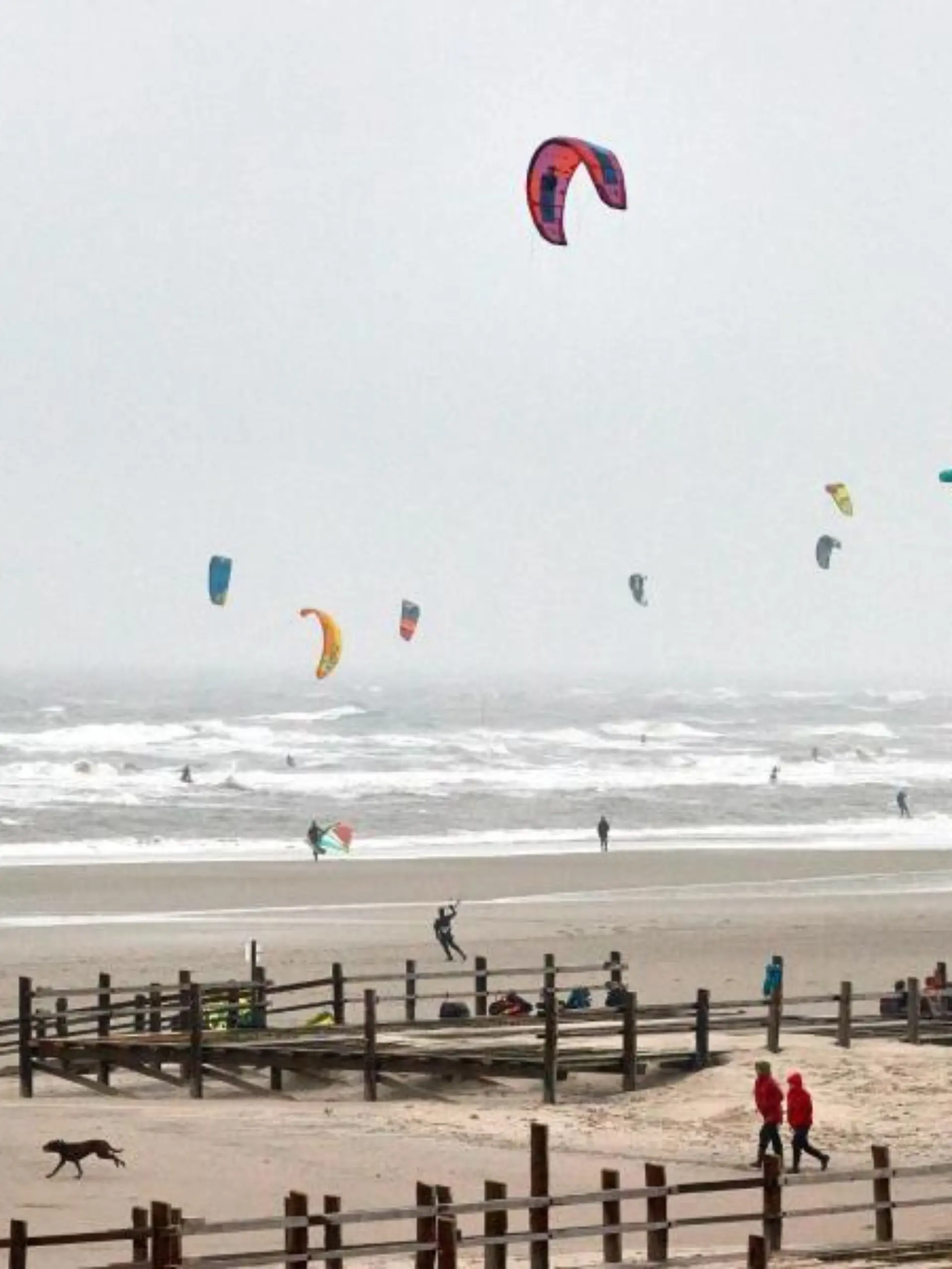 Kitesurfen im Wattenmeer