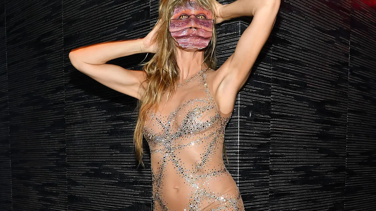NEW YORK, NEW YORK - OCTOBER 31: Heidi Klum attends Heidi Klum's 21st Annual Halloween Party presented by Now Screaming x Prime Video and Baileys Irish Cream Liqueur at Sake No Hana at Moxy Lower East Side on October 31, 2022 in New York City. (Photo by Noam Galai/Getty Images for Heidi Klum)