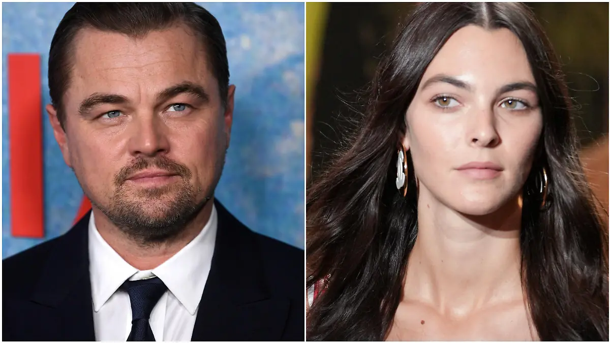 Leonardo DiCaprio und Vittoria Ceretti. (Collage)