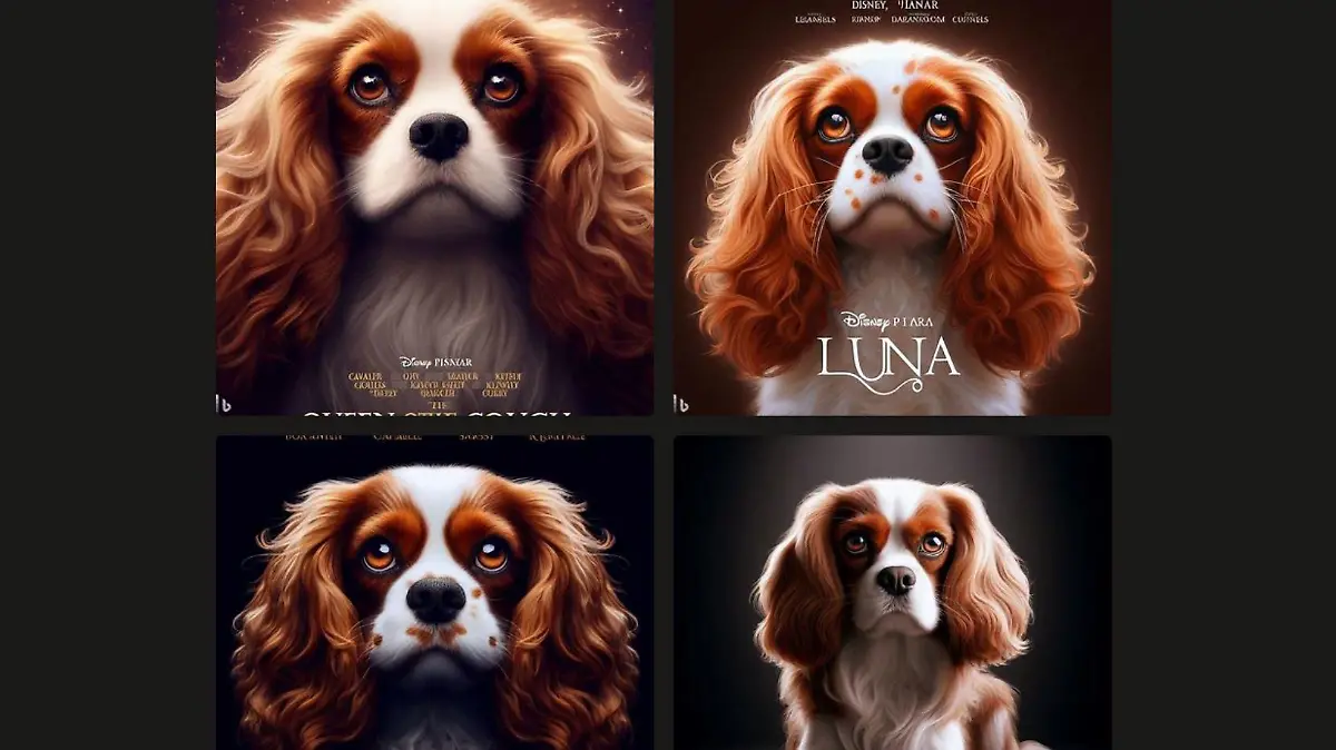 So stellt sich die KI ein Filmplakat mit meiner Hündin Luna vor
