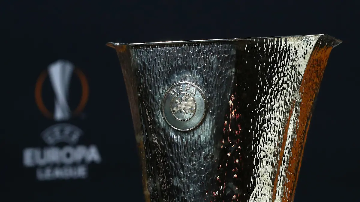 Soccer Football - Europa League - Round of 32 draw - Nyon, Switzerland - December 16, 2019 General view of the trophy before the draw REUTERS/Denis Balibouse