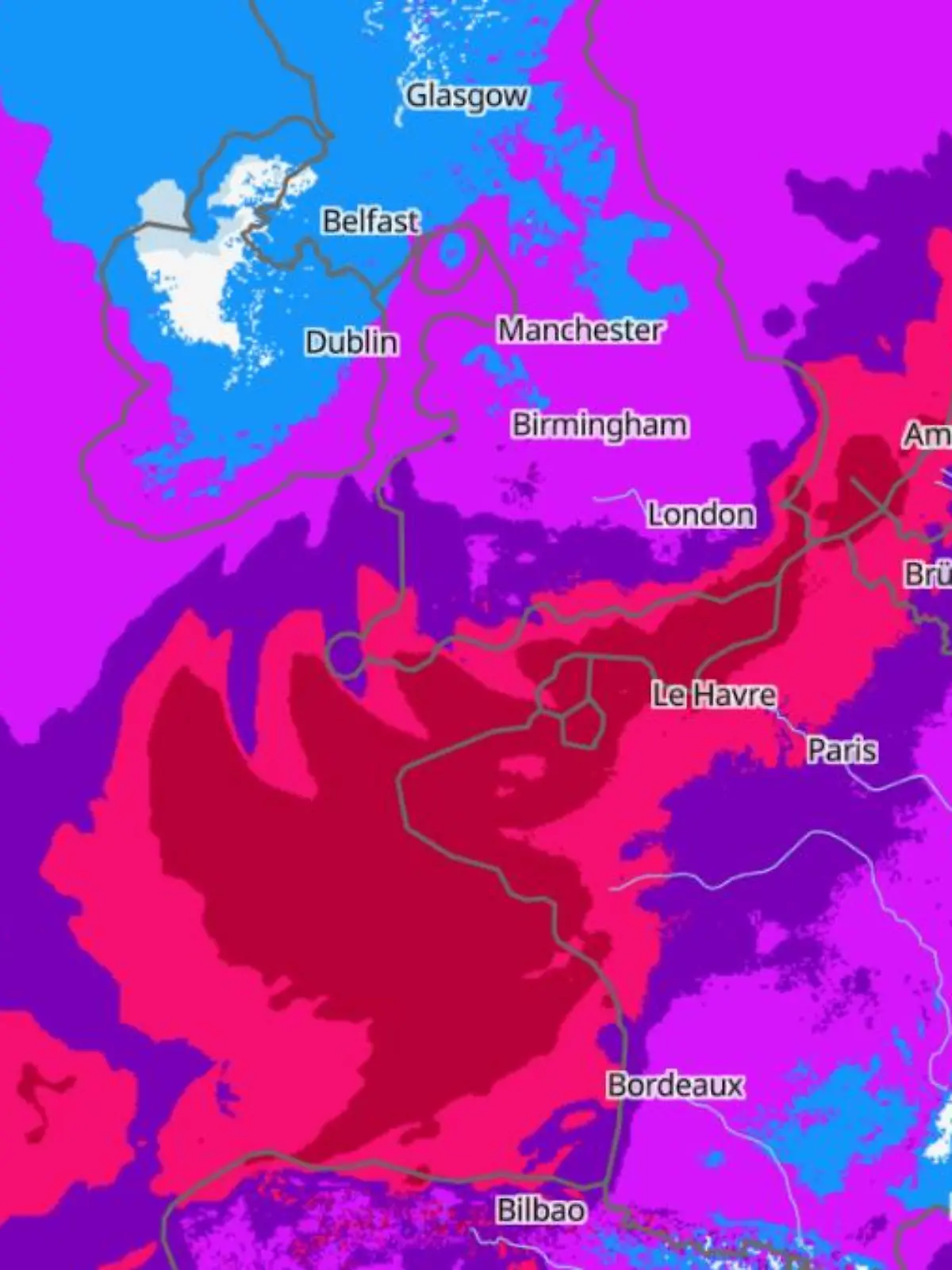 Prognose und Vorhersage: Sturm und Orkan trifft Europa
