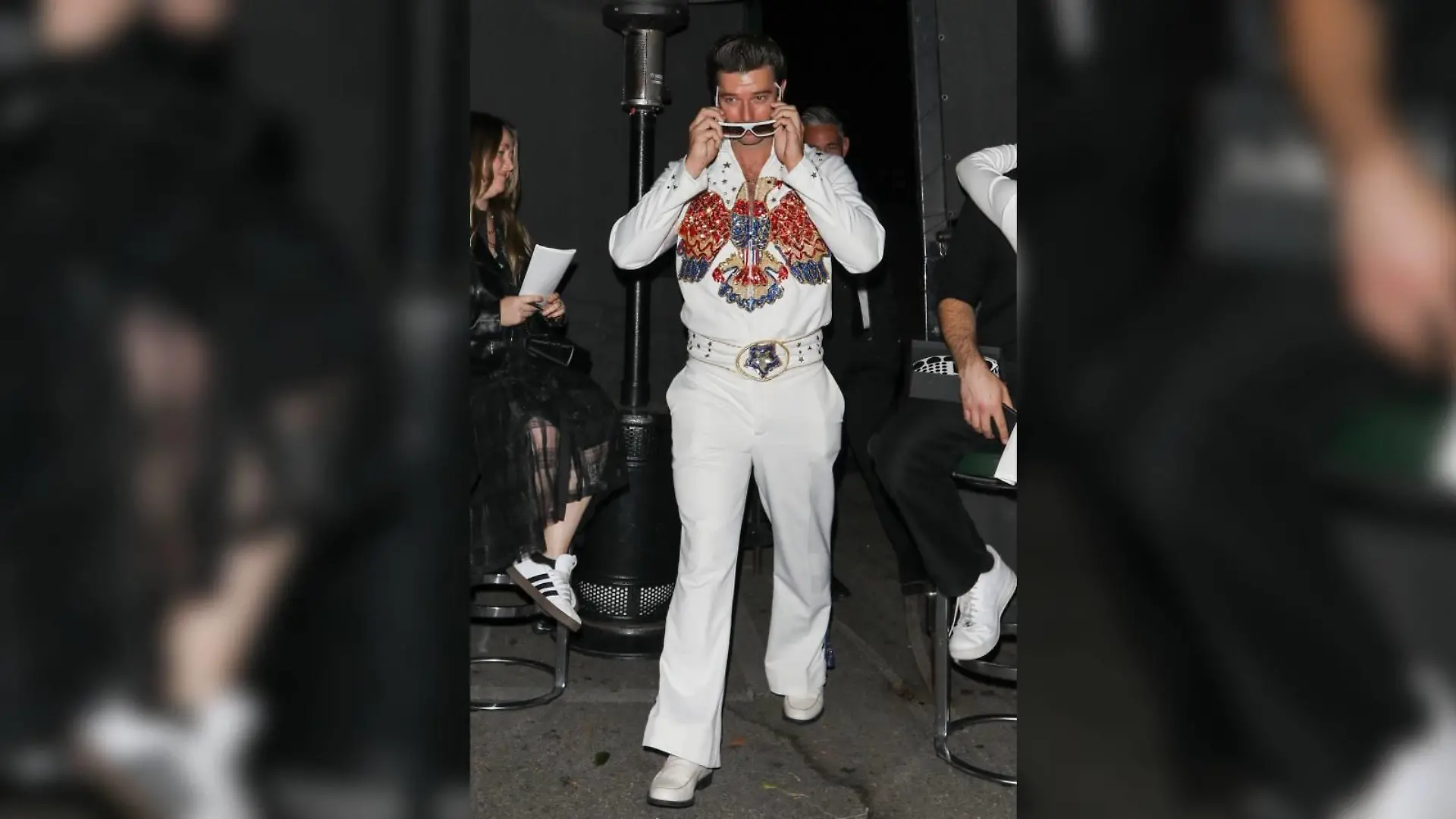 Patrick Schwarzenegger als Elvis Presley.