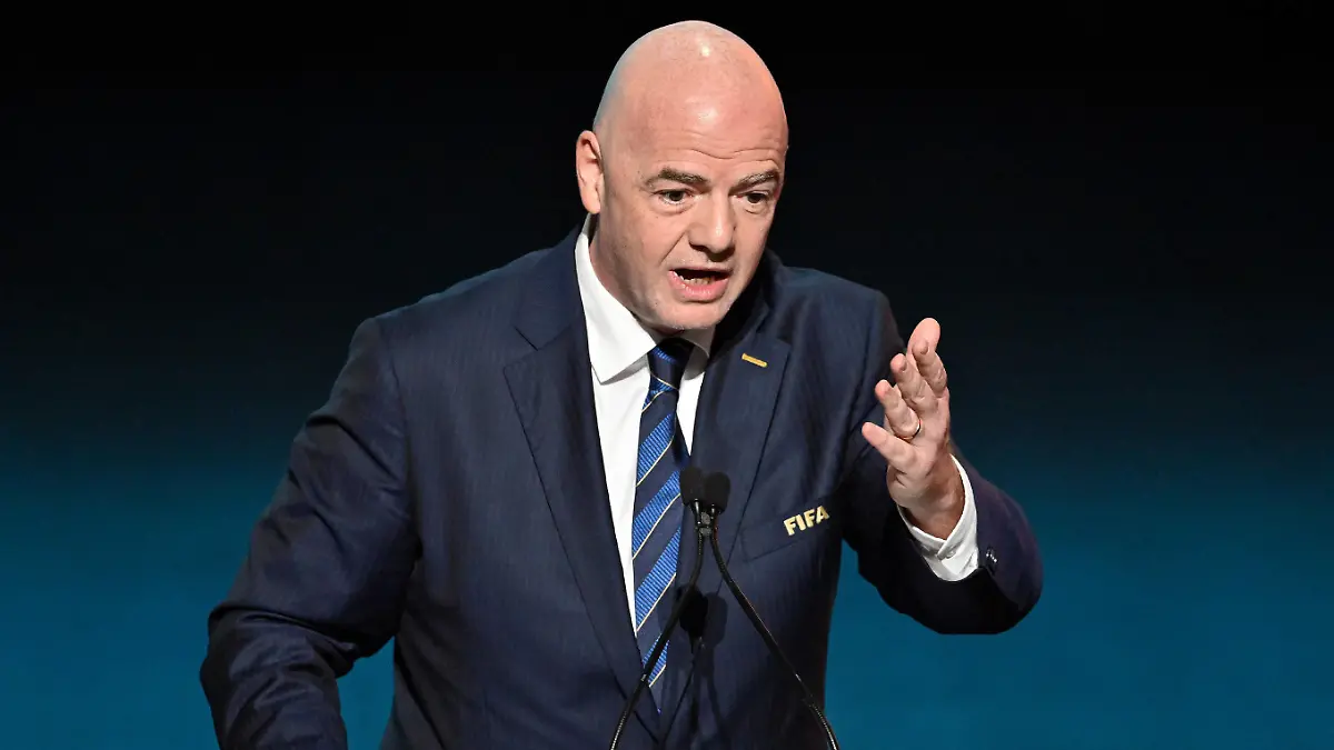 FIFA WOMENS WORLD CUP DRAW, FIFA President Giovanni Infantino during the FIFA Womens World Cup Australia and New Zealand 2023 Draw at Aotea Centre, Auckland, New Zealand on Saturday 22 October 2022.  ACHTUNG: NUR REDAKTIONELLE NUTZUNG, KEINE ARCHIVIERUNG UND KEINE BUCHNUTZUNG AUCKLAND NEW ZEALAND PUBLICATIONxINxGERxSUIxAUTxONLY Copyright: xALANxLEEx 20221023001720416299 