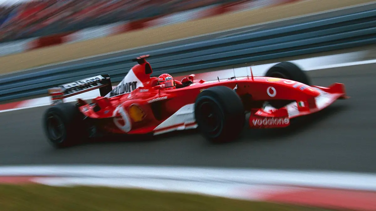 2003 European GP NüRBURGRING, GERMANY - JUNE 29: Michael Schumacher, Ferrari F2003-GA during the European GP at Nürburgring on June 29, 2003 in Nürburgring, Germany. PUBLICATIONxINxGERxSUIxAUTxHUNxONLY Copyright: xRainerxSchlegelmilchx 1017358282-SCH-20030629-039-380-A3