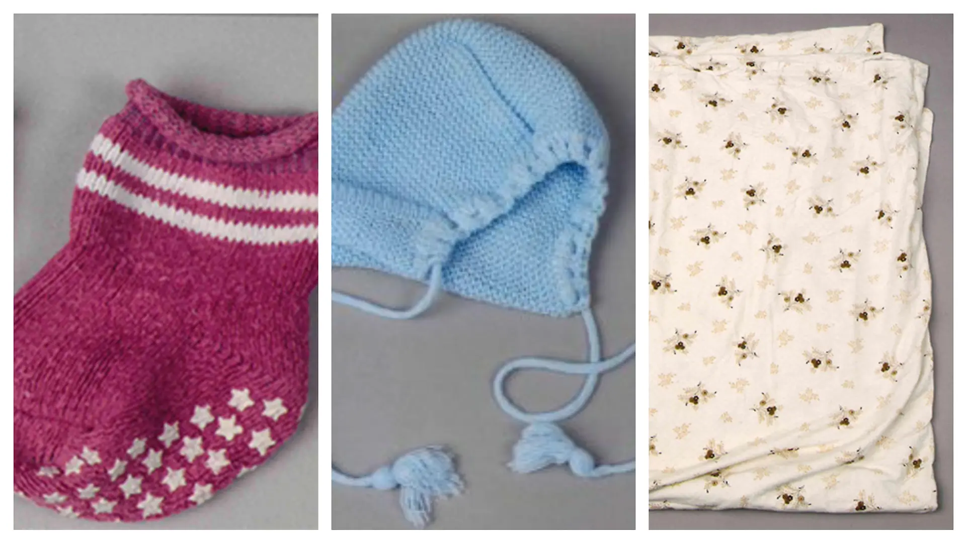 Wer erkennt diese Babykleidung wieder, die bei dem toten Säugling "Dominik" gefunden wurde?