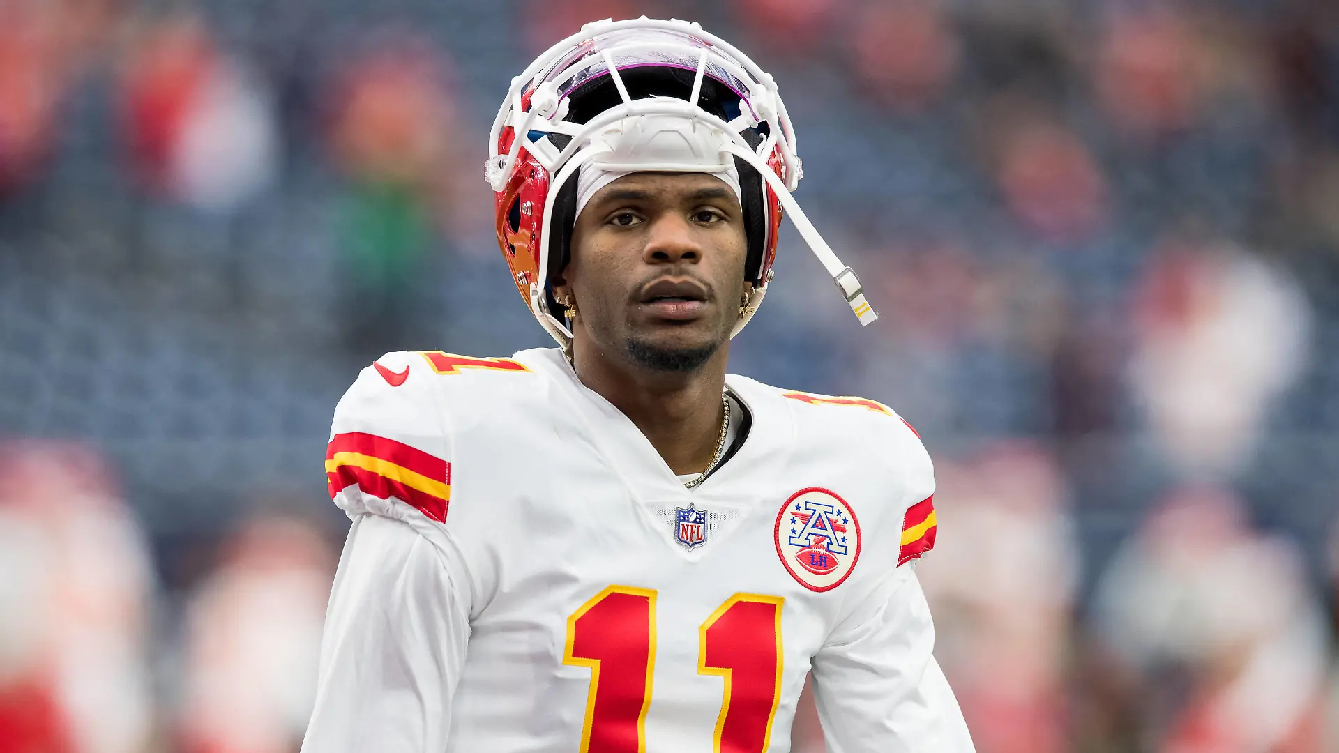 December 18, 2022: Kansas City Chiefs wide receiver Marquez Valdes-Scantling 11 prior to a game between the Kansas City Chiefs and the Houston Texans in Houston, TX. .. /CSM USA - ZUMAc04_ 20221218_zaf_c04_149 Copyright: xTraskxSmithx 