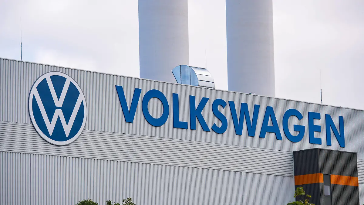 Das Volkswagen-Werk in Zwickau. *** The Volkswagen plant in Zwickau