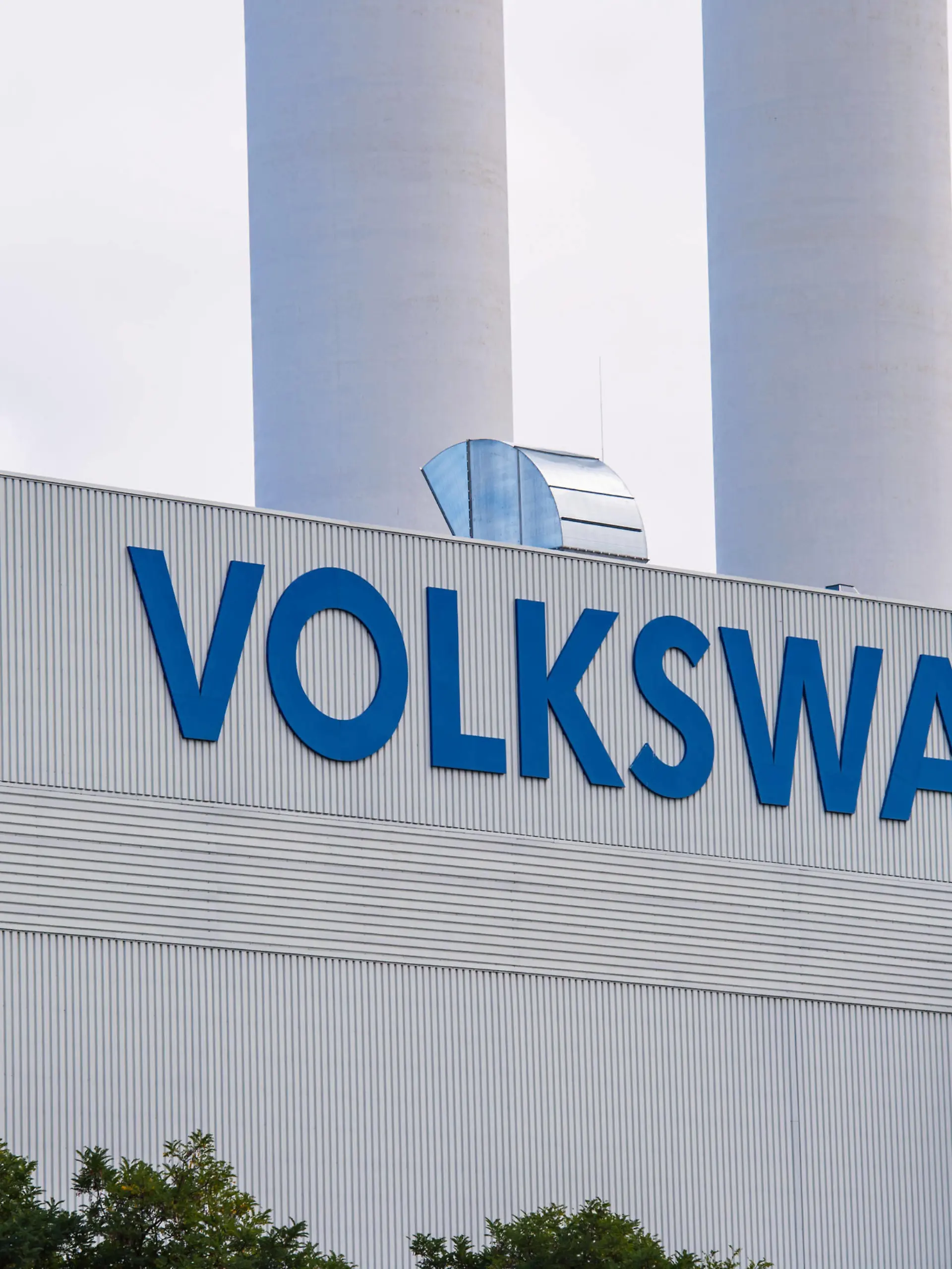 Das Volkswagen-Werk in Zwickau. *** The Volkswagen plant in Zwickau