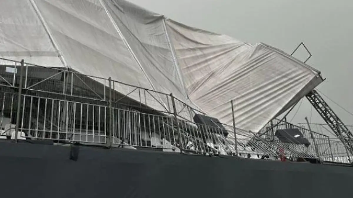 Tribünendach stüürzt bei Qualifying in Brasilien ein