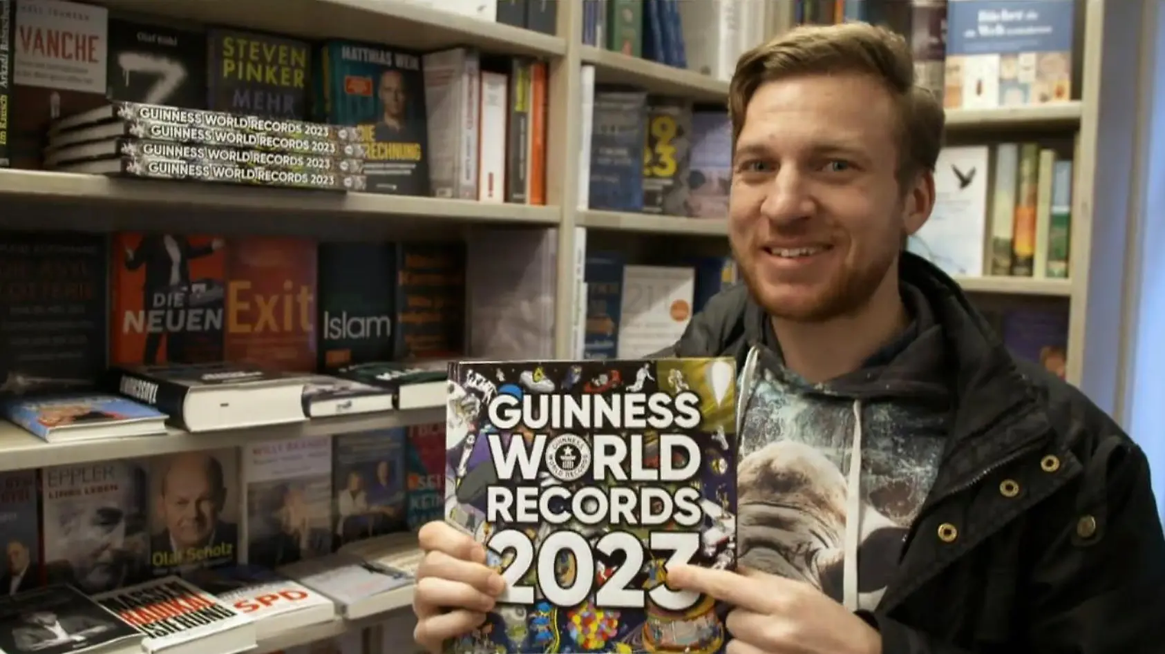 ER steht im Guinness-Buch der Rekorde!